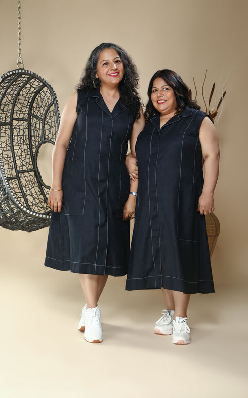 NAVY BLUE DRESS